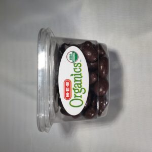 heb organics organic dark chocolate almonds 9.8oz