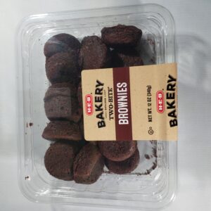 heb bakery two-bite brownies 12oz