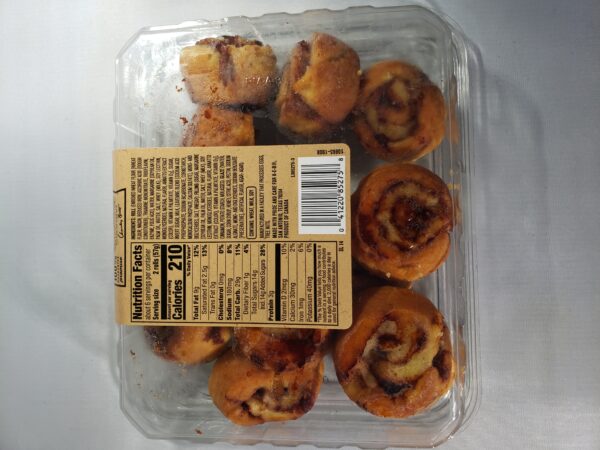 heb bakery two-bite cinnamon rolls 12oz