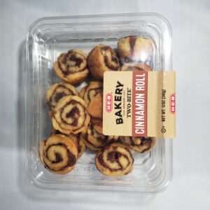 heb bakery two-bite cinnamon rolls 12oz