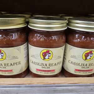 buc-ee's carolina reaper salsa extra hot 14 ounce jar