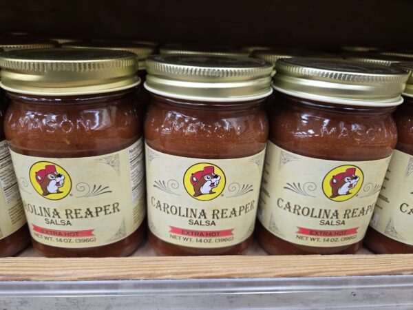 buc-ee's carolina reaper salsa extra hot 14 ounce jar