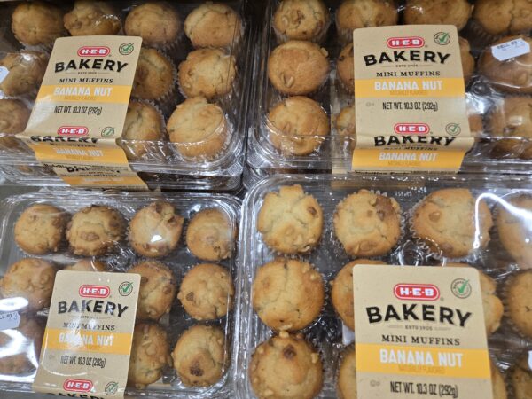 heb banana nut mini muffins