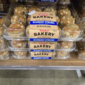 heb blueberry streusel mini muffins