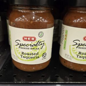 heb specialty series salsa roasted taqueria 16 ounce jar